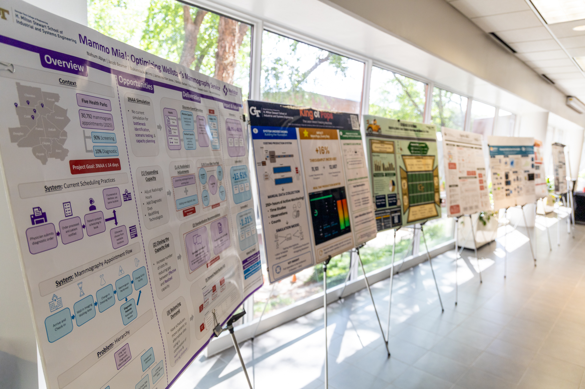 Poster boards highlight Senior Design finalists