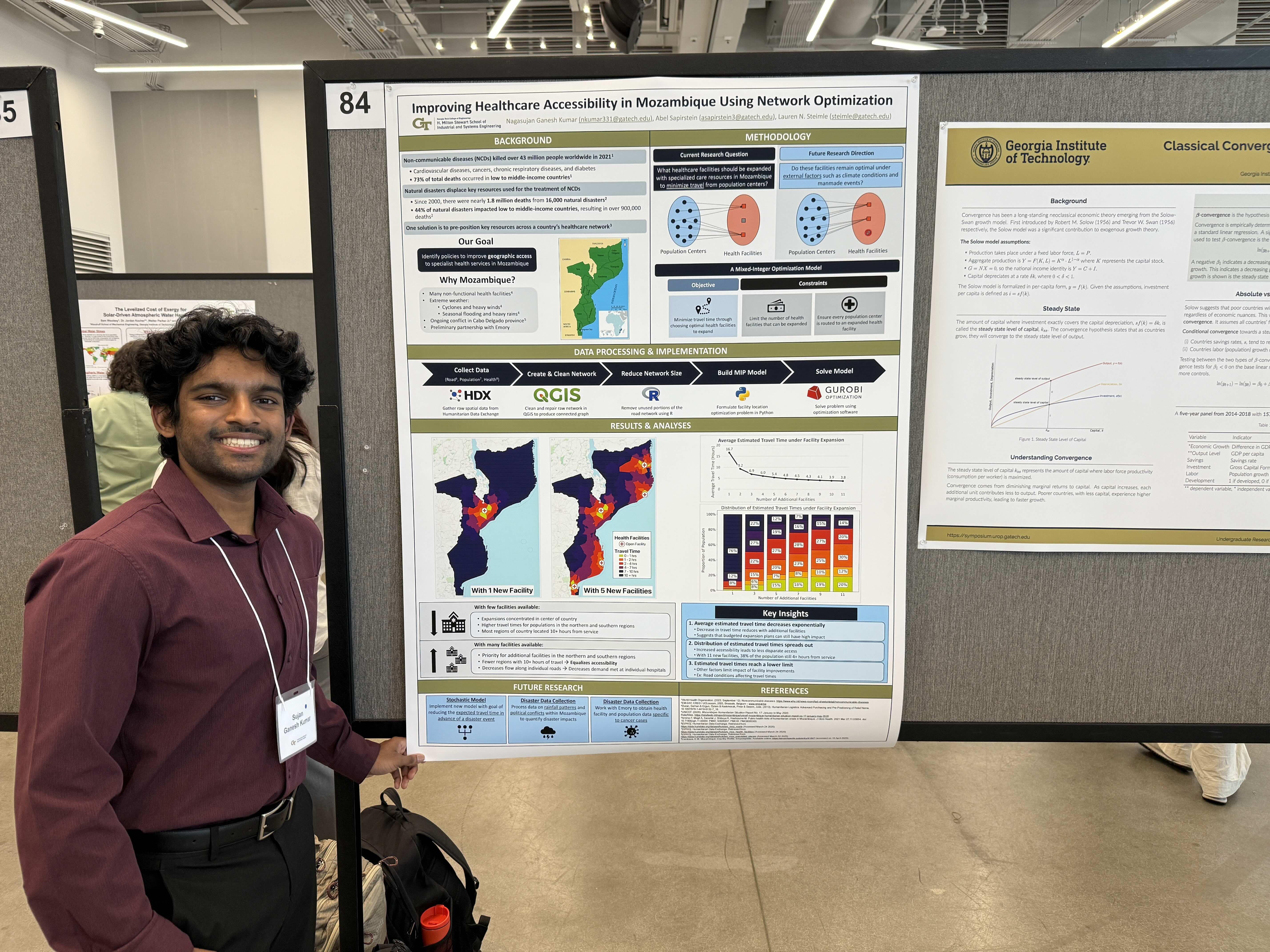 ISyE Student, Sujan Ganesh Kumar Presenting Research