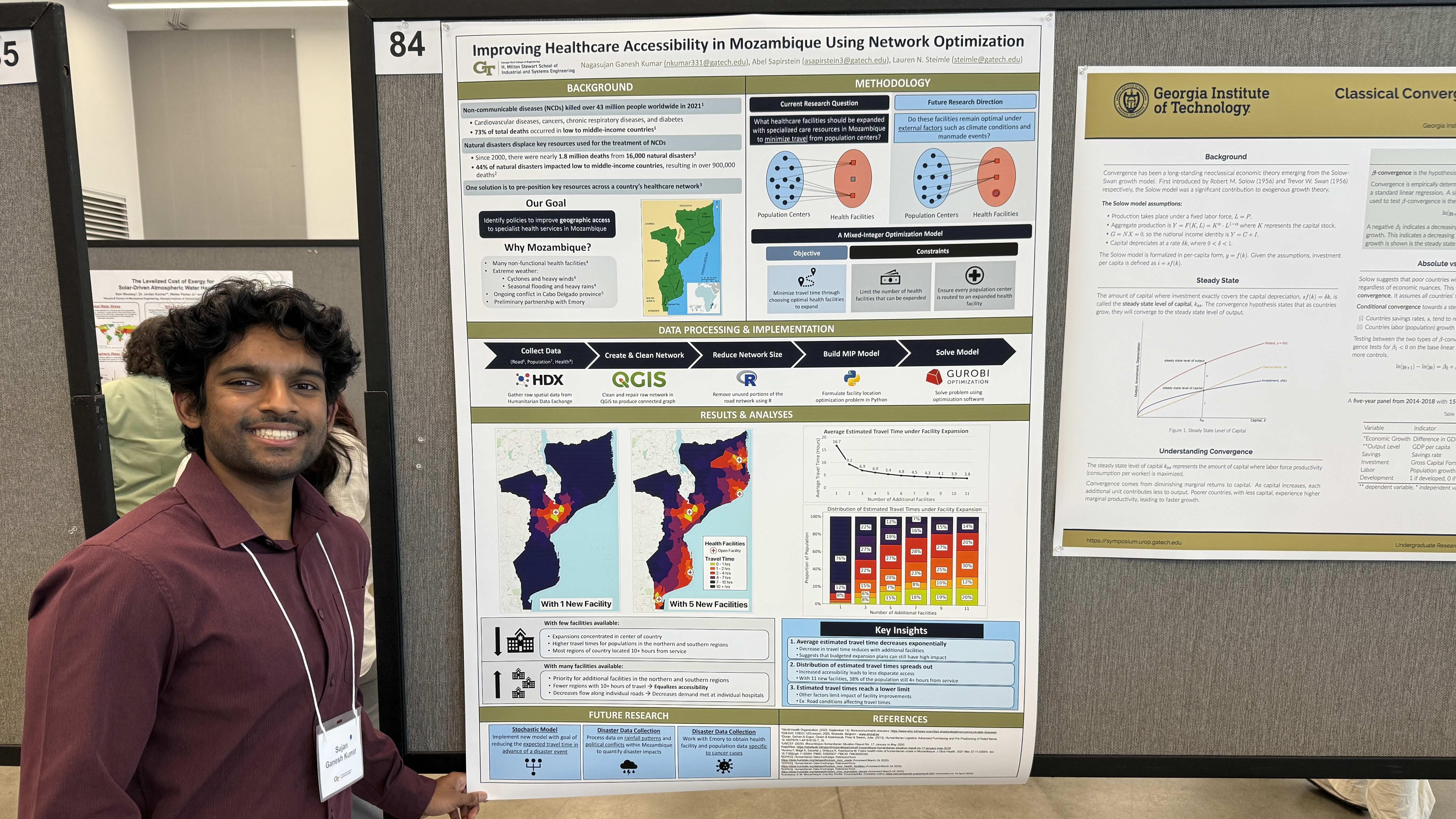 ISyE Student, Sujan Ganesh Kumar Presenting Research