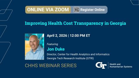 CHHS Webinar Series: "Improving Health Cost Transparency in Georgia"