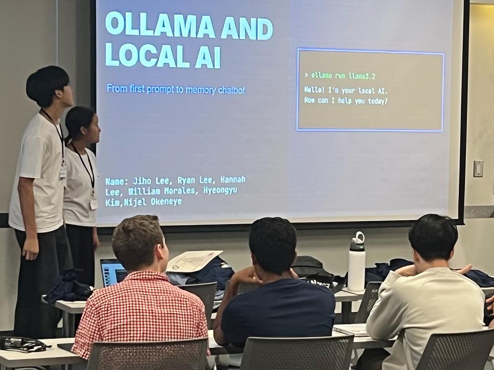 Students participates in the Seth Bonder Camp 2026