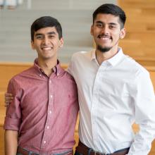 InternBlitz founders Nathan Dass (CS) and Murtaza Bambot (ISyE)