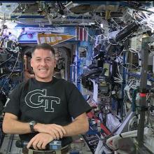 Shane Kimbrough on ISS