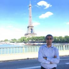 Fouts Family Early Career Professor Kamran Paynabar visited Paris when he taught at GT-Lorraine.