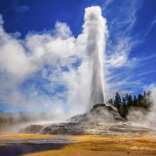 Old Faithful at Yellowstone National Park
