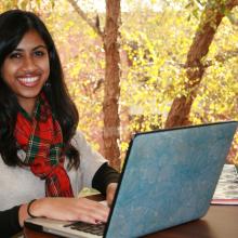 ISyE undergraduate student, Nidhi Koshy