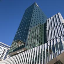 George Tower, ISyE's new home in Tech Square. 